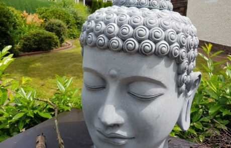 Steinkopf von Buddha